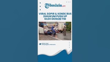 Diduga Ugal ugalan, Viral Sopir dan Kenek Bus Surabaya Jogja Dihukum oleh Oknum TNI