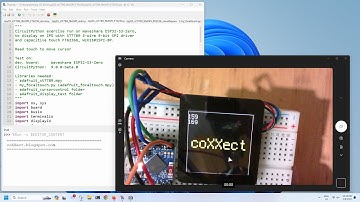 3-wire 9-bit SPI ST7789 TFT with FT6236 capacitive touch on ESP32-S3-Zero/CircuitPython