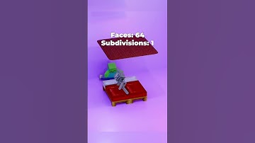 MINECRAFT CLOTH SIMULATOR FROM 1 FACE TO 4096 FACES 🛌🏼 #minecraft #shorts #fyp