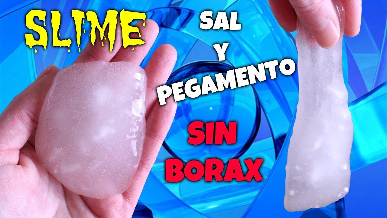 Haz Slime Sin Borax Con Pegamento Y Sal Crystal Slime Youtube