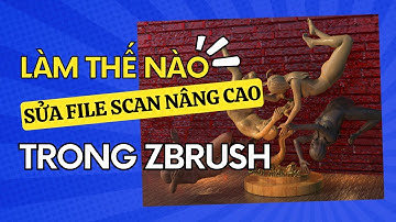 Sửa file scan nâng cao trong Zbrush | Học Zbrush