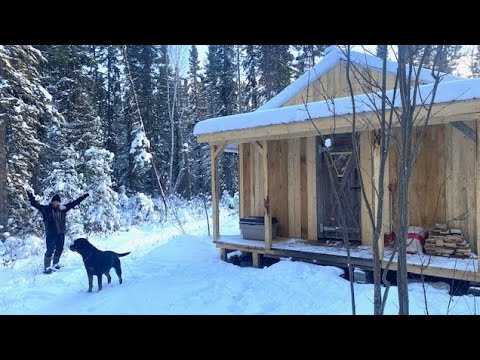 ⁣Cabane au Québec,  l'hiver en Abitibi,  épisode 77