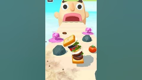 Sandwich Runner level #166 TikTok 😀🍔 Android iOS New #Game #games #newgame #shorts #sandwichrunner