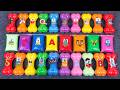 Rainbows SLIME 💫 Look Numberblocks, Alphablocks, Alphabet Lore in Bags & Bones Glitter, Satisfying🌈