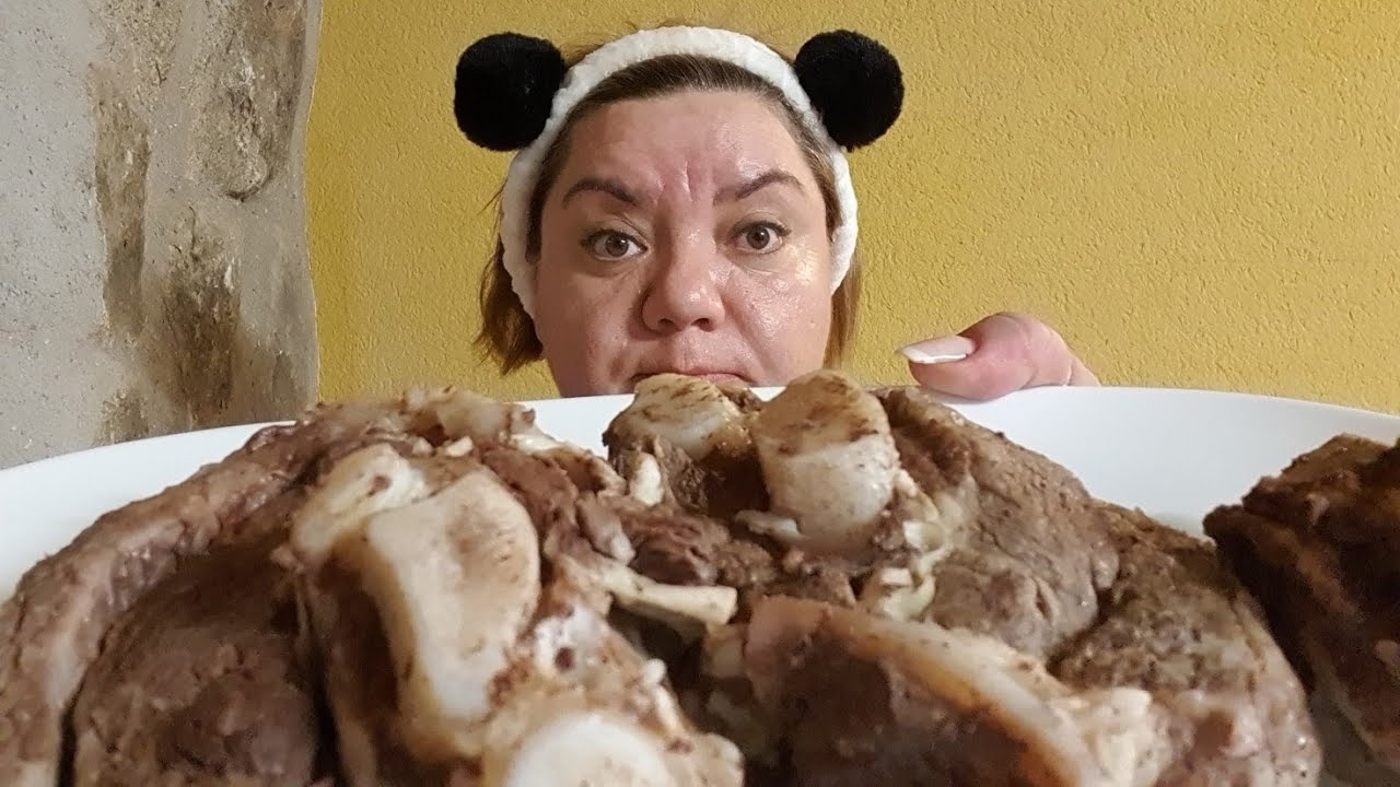 МУКБАНГ💢 МЯСО МНОГО НЕ БЫВАЕТ😋 ГОВЯДИНА СОЧНАЯ КАК ЭТО ВКУСНО MUKBANG 💥there is never too much meat.