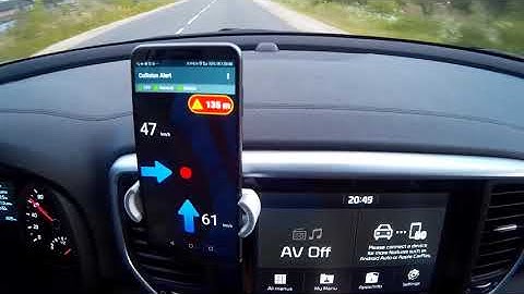 Side Collision Avoidance For Safety Driving for Android (T-bone type collision prevention system).