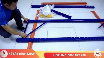Hướng Dẫn Lắp Đặt Kệ Sắt Trung Tải OneTech Đúng Kỹ Thuật – An Toàn – Bền Bỉ [Chi Tiết A–Z]