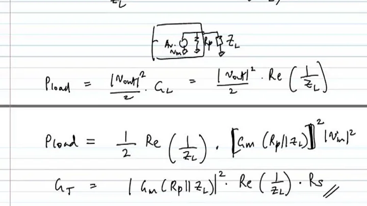 Lecture 18 LNA Low Noise Amplifier Design   2