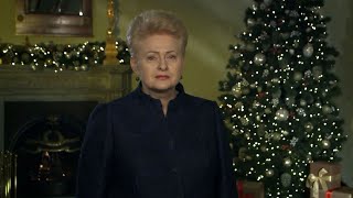 Dalios Grybauskaitės sveikinimas lietuviams: prisiminkime Popiežiaus Pranciškaus žodžius