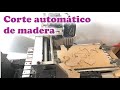 CNC router corte madera MDF, mini router trabajando 🔥✅