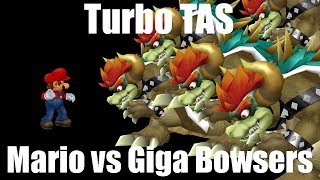 Turbo TAS: Mario vs 5 Giga Bowsers