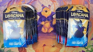 Chasing For Enchanted Cards!! 20x Disney Lorcana The First Chapter Booster Pack Opening!!