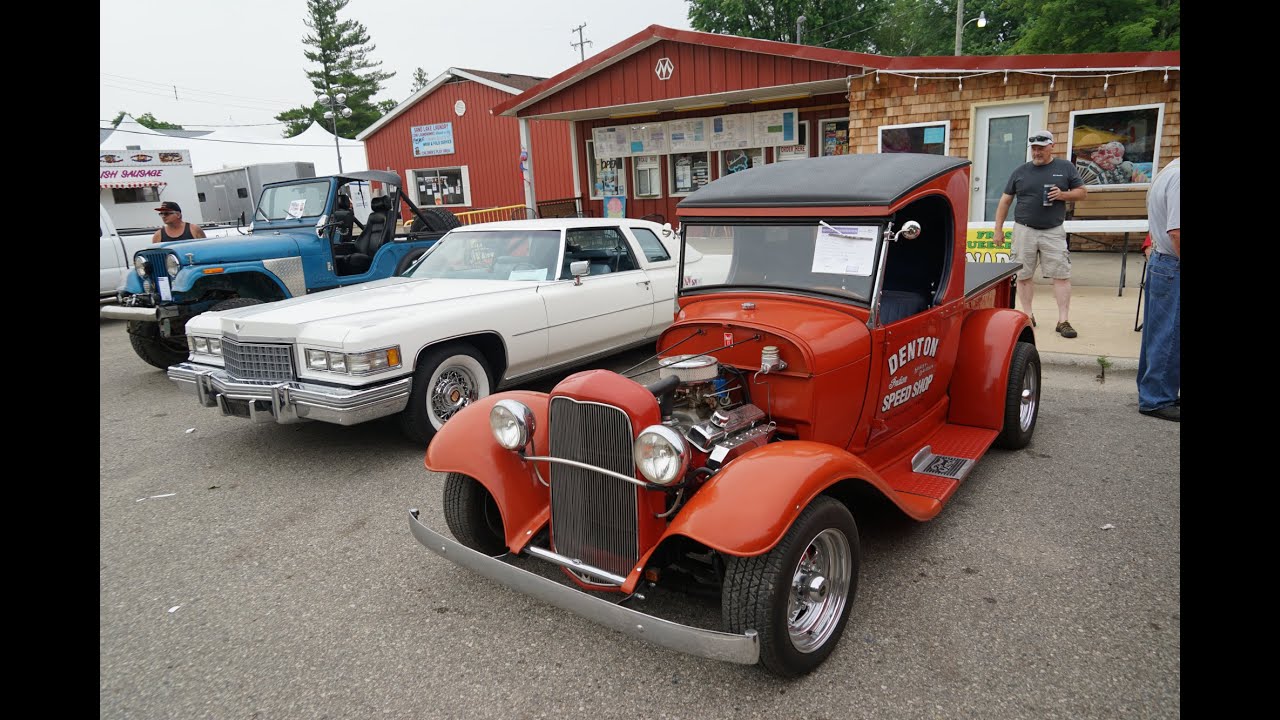 CAR SHOW IN SAND LAKE MICHIGAN 7/2/2023 YouTube