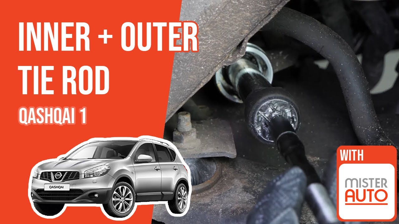 How to replace the inner and outer tie rod Qashqai mk1 🚗 