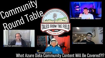 6/13 Azure Data Community Round Table