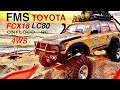 FMS Fcx18 Lc80 4WS Toyota 🚀 Beach Tour Adventure Rc 4x4 Gopro Fpv off-road