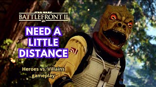 Need a little distance - Star Wars Battlefront 2 - HvV gameplay