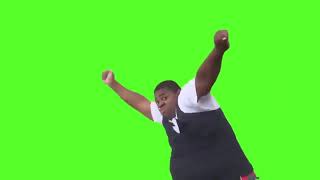 Negro bailando pantalla verde