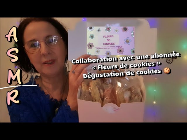 Collaboration avec Ludivine une abonnée  je vous présente sa marque "Fleurs de cookies" dégustation🍪