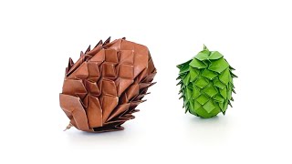 Origami Pinecone By Beth Johnson 