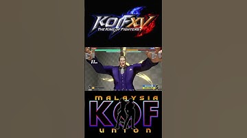 KOF XV patch 2.42 Geese corner counter hit 100% combo damage #kof15 #kofxv #kof