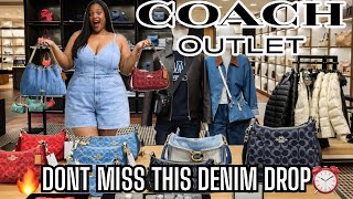 Coach Outlet Denim Bags Are Selling Fast Right Now This Coach Outlet Walkthrough Shows What’s Left