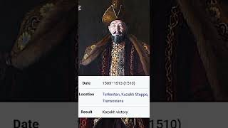 Uzbek🤜Kazakh khanate