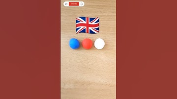 Clay art 🎨 comment name of country  flag🇬🇧#nationalflag #clayart #uk #claycraft #britain #art#short