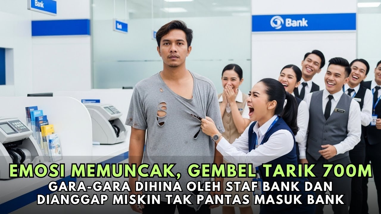 BANK INI MENYESAL SEUMUR HIDUP SETELAH MENGHINA PRIA LUSUH YANG TERNYATA KONGLOMERAT0133