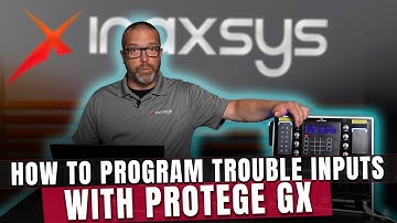 How to program trouble inputs with ICT Protege GX