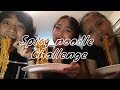 Spicy noodle challenge w/ friends