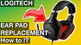 Logitech Earpad Replacement Instructions (How to example G332)