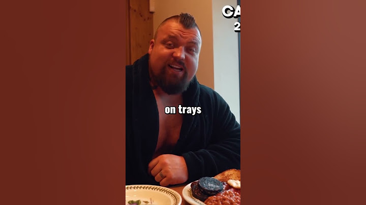 Eddie Hall Eats His Worlds Strongest Man Diet Breakfast!