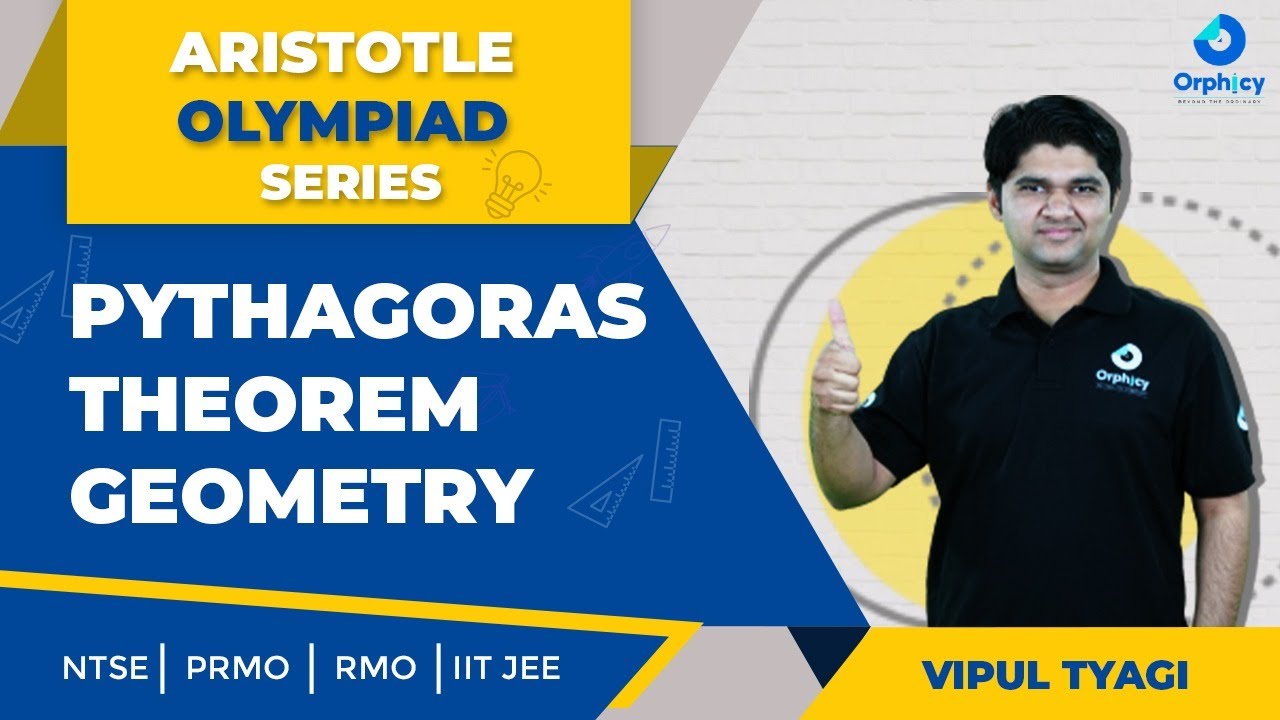 Pythagoras Theorem | Geometry | Maths | Aristotle Olympiad | PRMO | NTSE | IIT JEE | Vipul Tyagi
