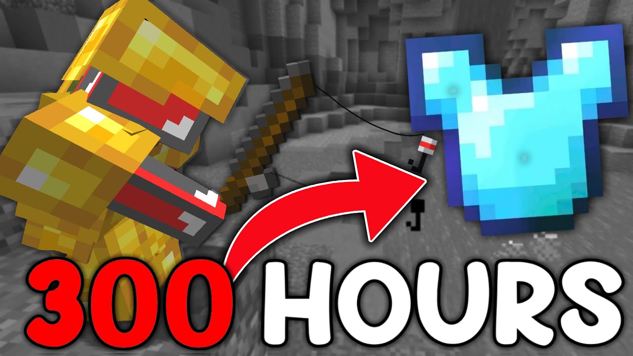 I Fished For 300 Hours to get this Armor in Minecraft