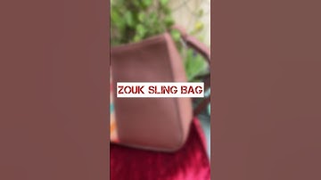 Zouk bag review #zoukbags #zoukslingbag #veganbag #fashion #viral #shortvideos