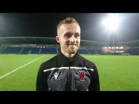 Charlie Vernam (post-match, Chesterfield)