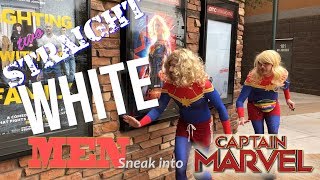 Two Straight White Men sneak into Captain Marvel
