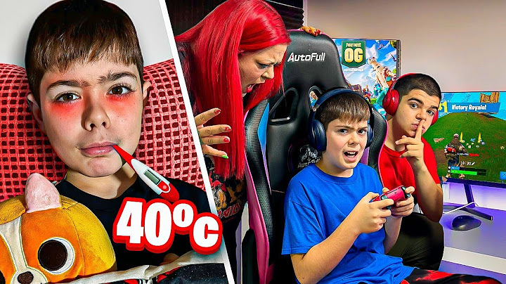 MI HERMANO finge estar ENFERMO para no ir al COLEGIO y JUGAR al FORTNITE OG! 🤒