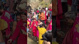 Bathing open #ganga #salinadi #travel #snan #snan #nature #vlog