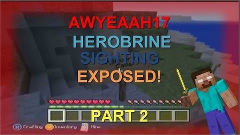 Minecraft - AWYEAAH17 Herobrine Sighting EXPOSED 2
