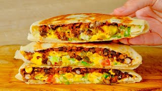Incredible! This tortilla wrap is better than meat! Delicious and easy tortilla recipe! Vegan