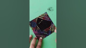 Scratch Note magic colorful line art #shorts #youtubeshorts #art