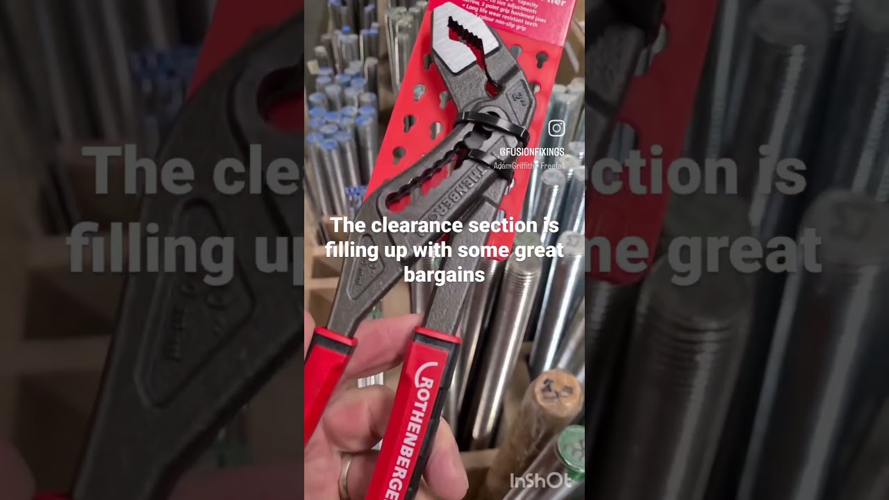 The clearance section at Fusion Fixings is filling up with some great bargains