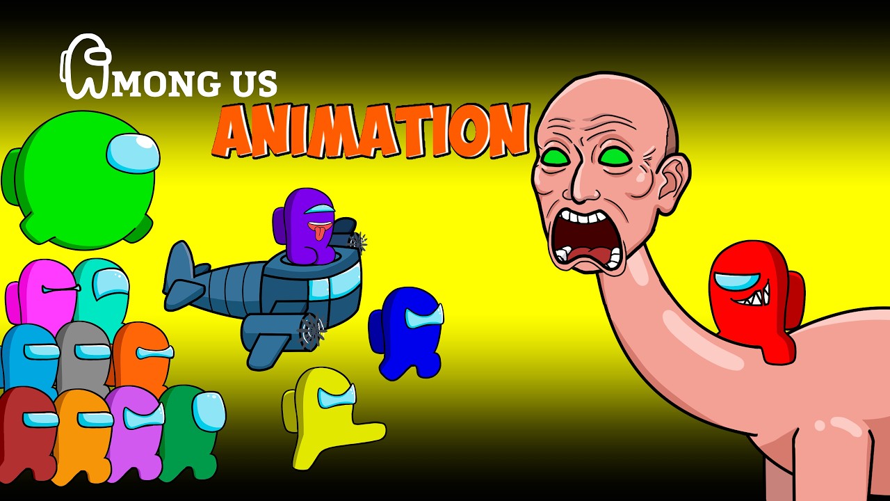 [어몽어스 Among Us] SURVIVAL MODE WE SWAM TOO FAR IN THE OCEAN | AMONG US FUNNY ANIMATION