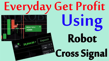 Everyday Get Profit On IQ Option Trading Platform Using Robot Cross Signal