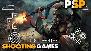 TOP 10 Psp Shooting Games 2023 | Best Ppsspp Shooting Games | Best psp emulator Games 2023