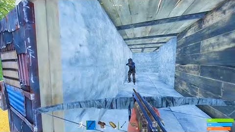 Rust Console Going deep on wipe day with a crossbow..#shorts