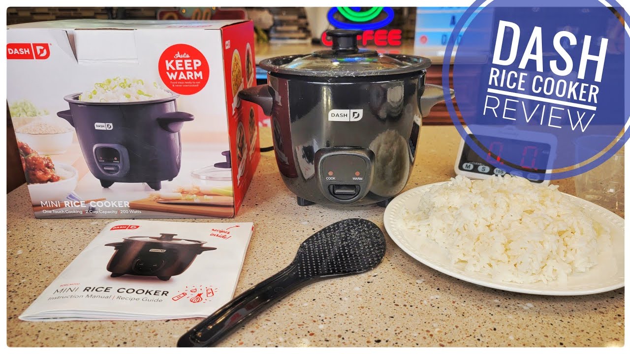 Rise By Dash 2 Cups Mini Rice Cooker Steamer with Removable Non