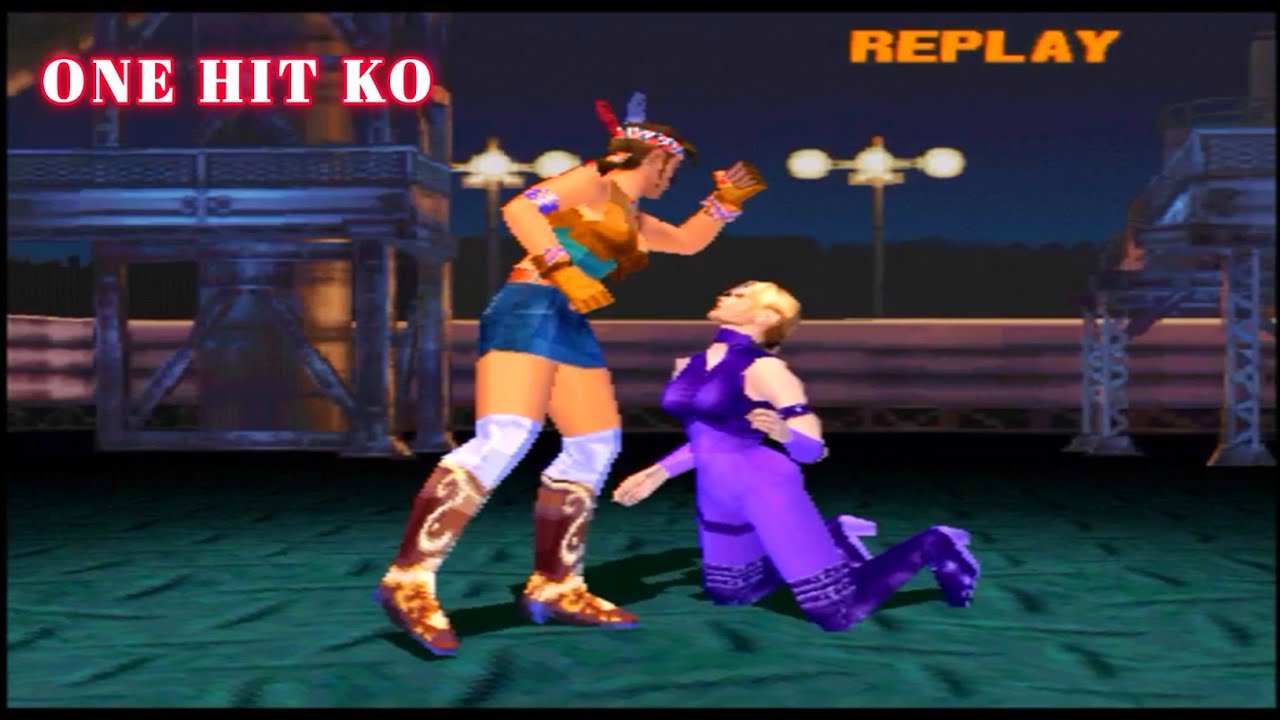 Tekken 3: Джулия с Брайаном — секретные приемы, убивающие с одного удара. Геймплей.